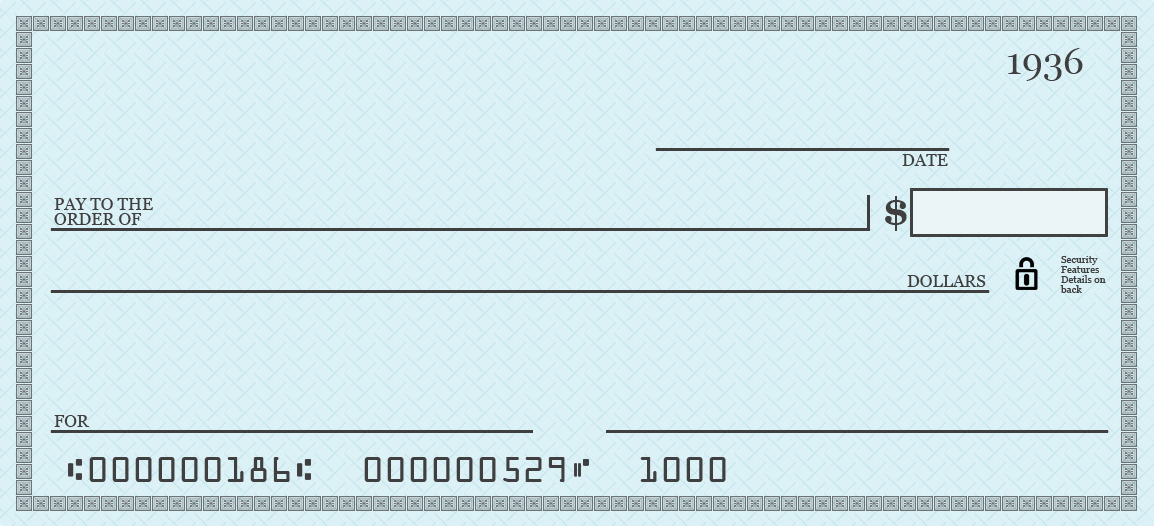 Blank Check Template Pdf