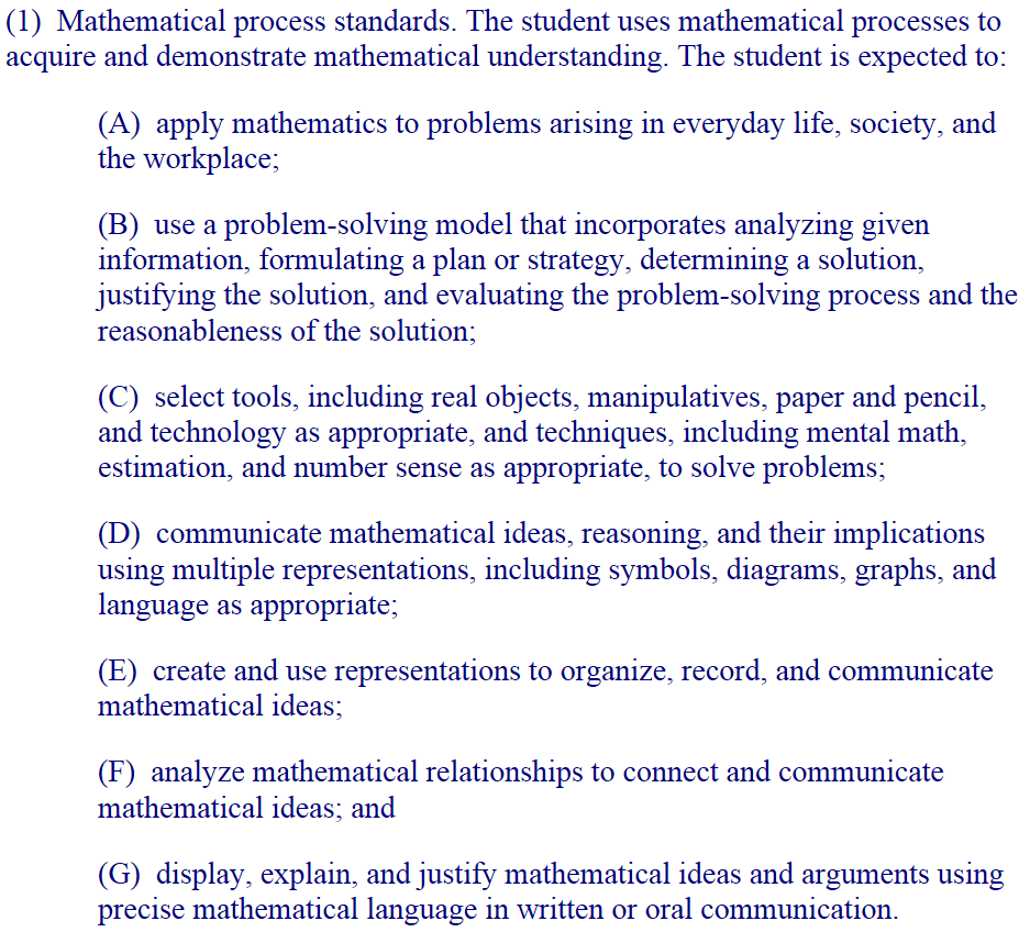 Ela Teks And Common Core Comparison Chart