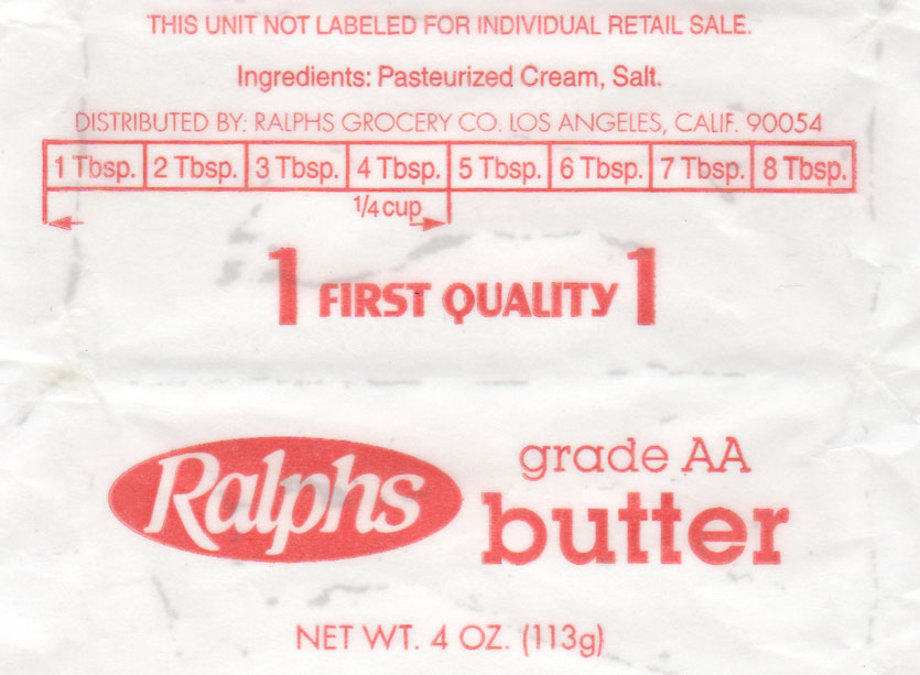 Stick Butter Conversion Chart