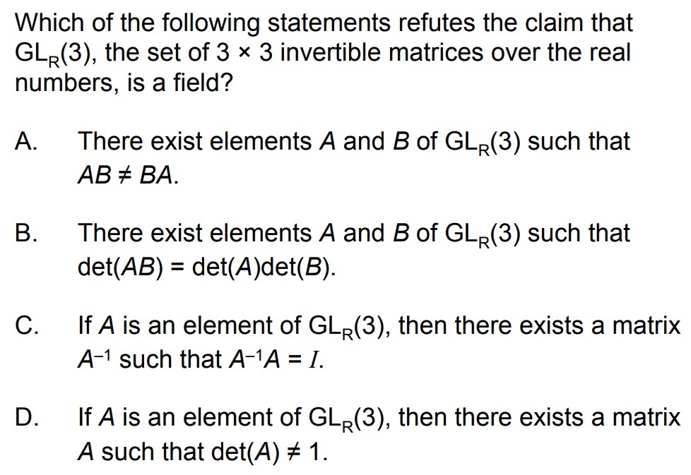 California S Math Teacher Subject Matter Test Is Awful Robert Kaplinsky