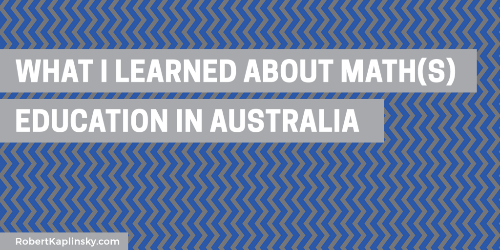 phd in mathematics education in australia